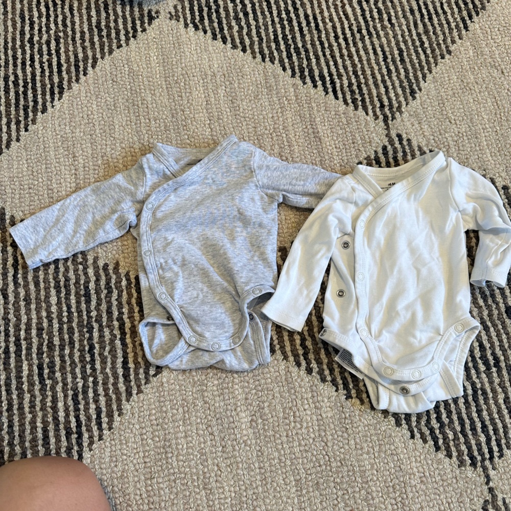 H&M long sleeve onesies